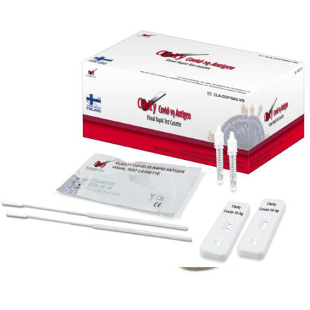 Covid Test System Kit Rapid SARS-COV-2 Antigen Clarity 25 Kits in Box